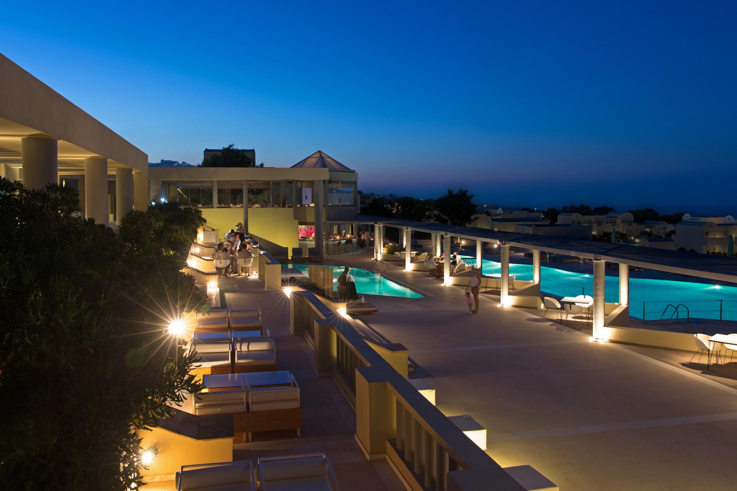 The Majestic Hotel Fíra Kültér fotó